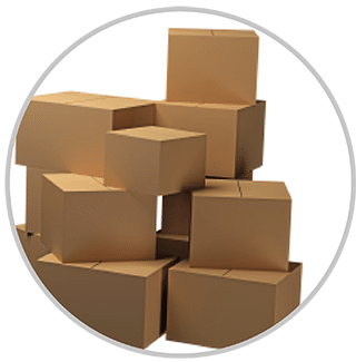Packaged books ready to be shipped