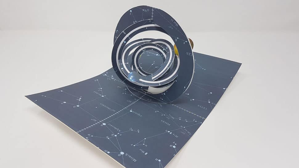 Pop-up planets prototype