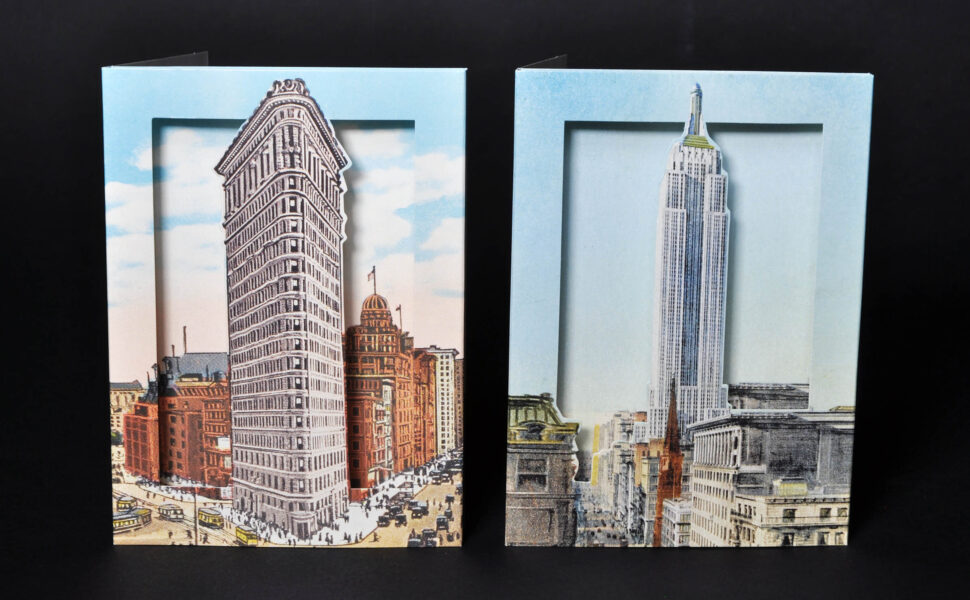 the met's pop-up notecards Chrysler