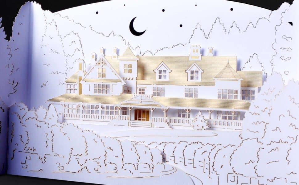 skywalker ranch holiday custom pop-up card